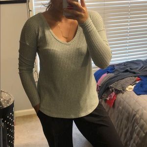 American eagle light green long sleeve